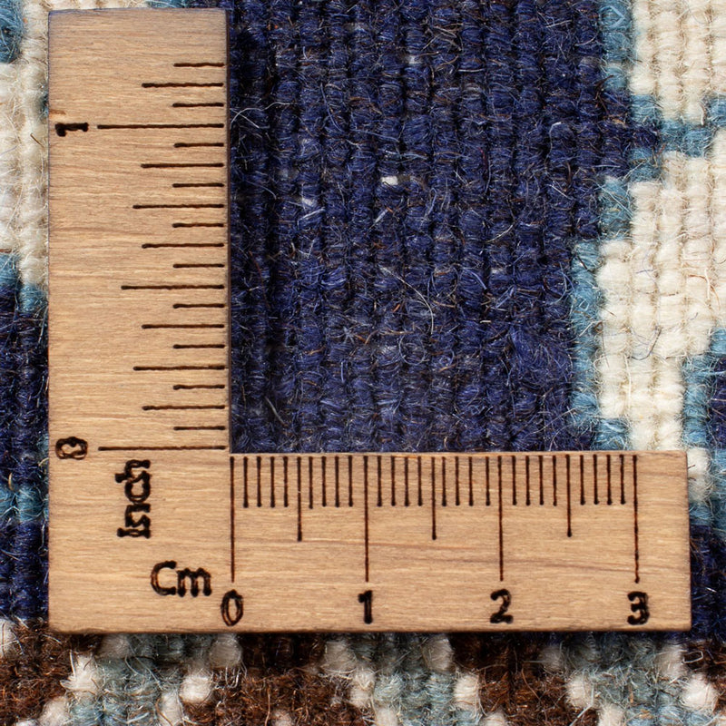 Tapis persan - Nain - 137 x 71 cm - bleu foncé