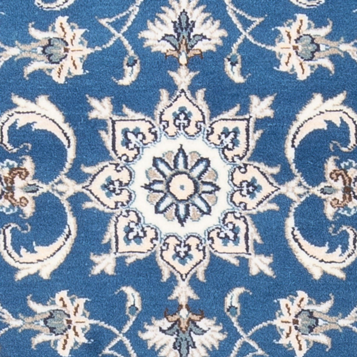 Tapis persan - Nain - 137 x 69 cm - bleu