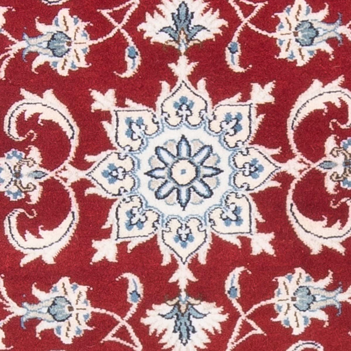 Tapis persan - Nain - 138 x 66 cm - rouge