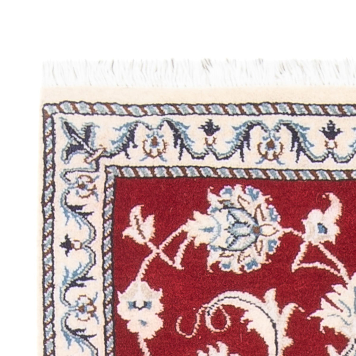 Tapis persan - Nain - 138 x 66 cm - rouge