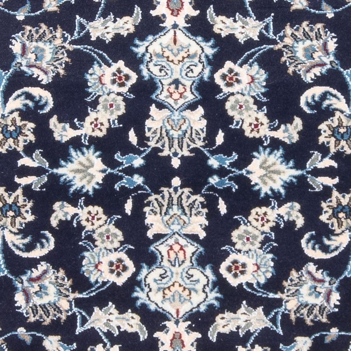 Tapis de couloir Tapis persan - Nain - 190 x 79 cm - bleu foncé