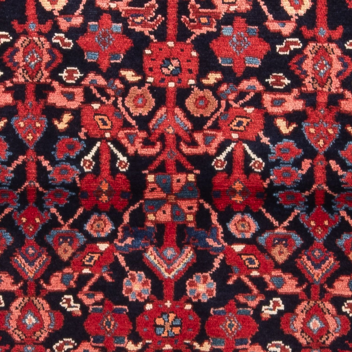 Tapis persan - Nomadic - 144 x 114 cm - bleu foncé