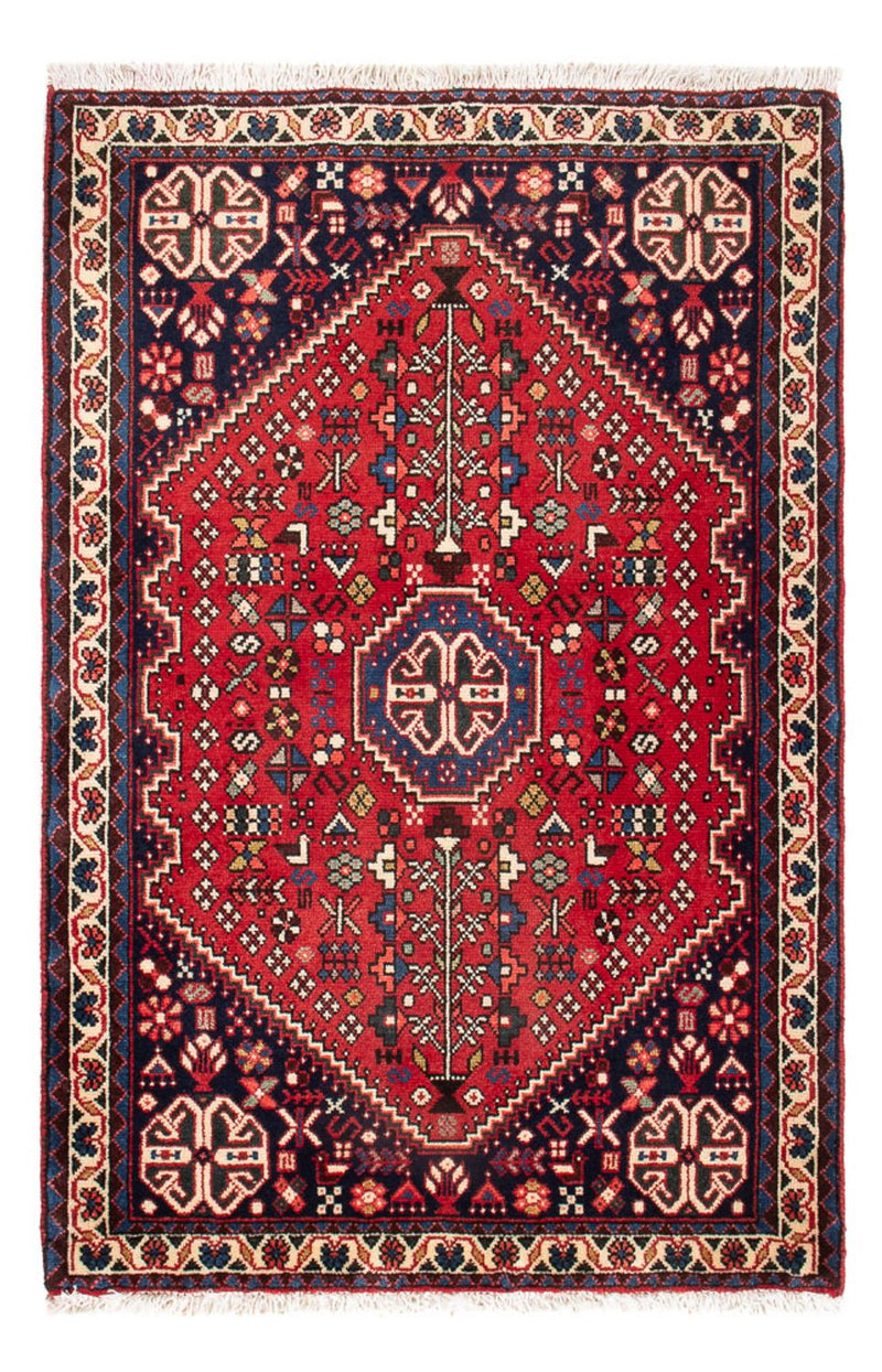 Tapis persan - Nomadic - 99 x 65 cm - rouge