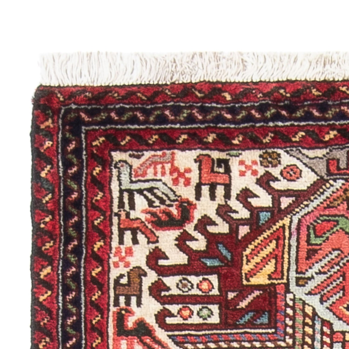 Tapis de couloir Tapis persan - Nomadic - 202 x 71 cm - crème