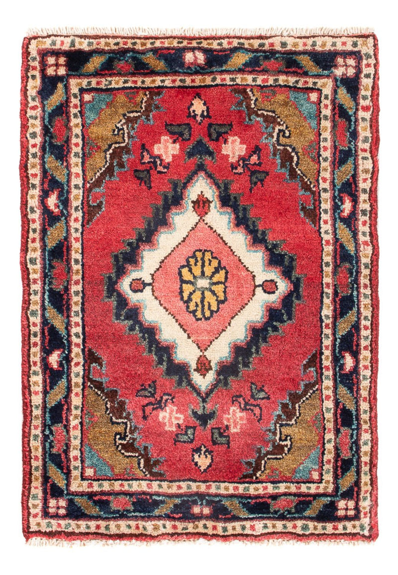 Tapis persan - Nomadic - 66 x 46 cm - rouge