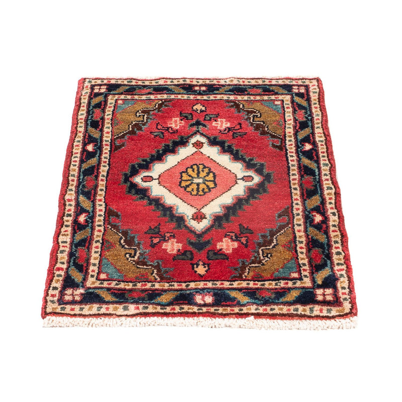 Tapis persan - Nomadic - 66 x 46 cm - rouge