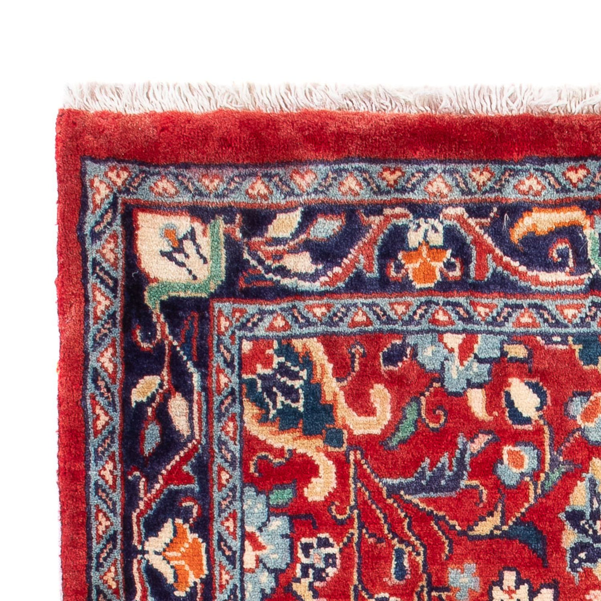 Tapis persan - Classique - 88 x 63 cm - bleu foncé