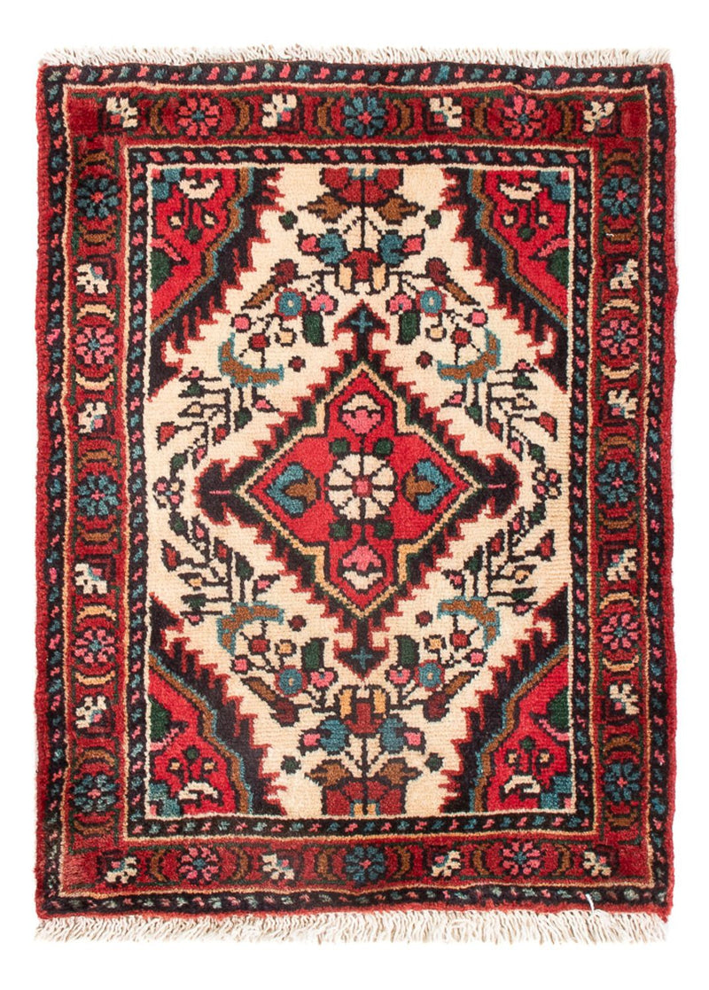 Tapis persan - Nomadic - 62 x 47 cm - crème