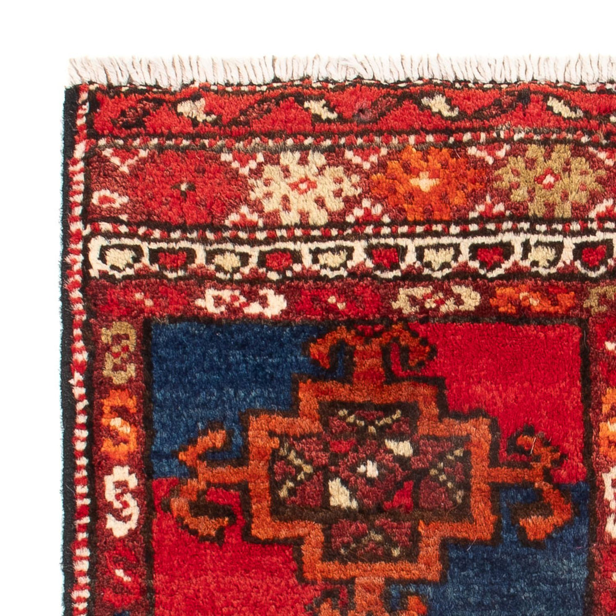 Tapis persan - Nomadic carré - 53 x 54 cm - multicolore