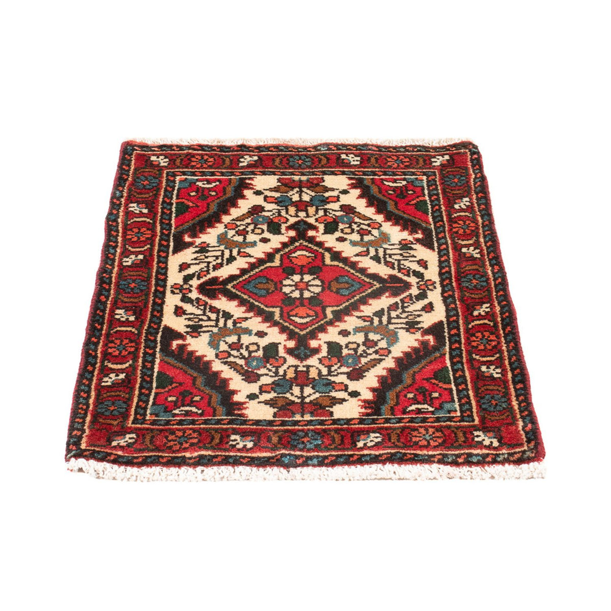 Tapis persan - Nomadic - 64 x 47 cm - crème