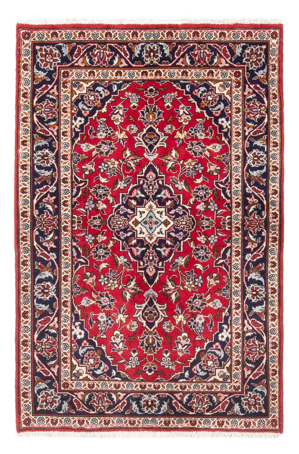 Tapis persan - Keshan - 153 x 94 cm - rouge