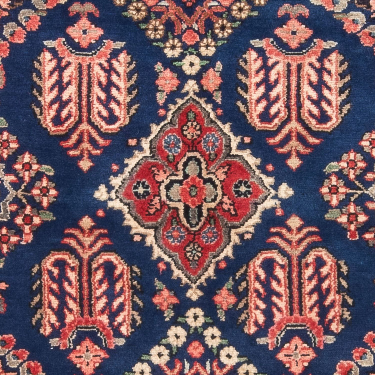 Tapis de couloir Tapis persan - Nomadic - 204 x 96 cm - bleu foncé