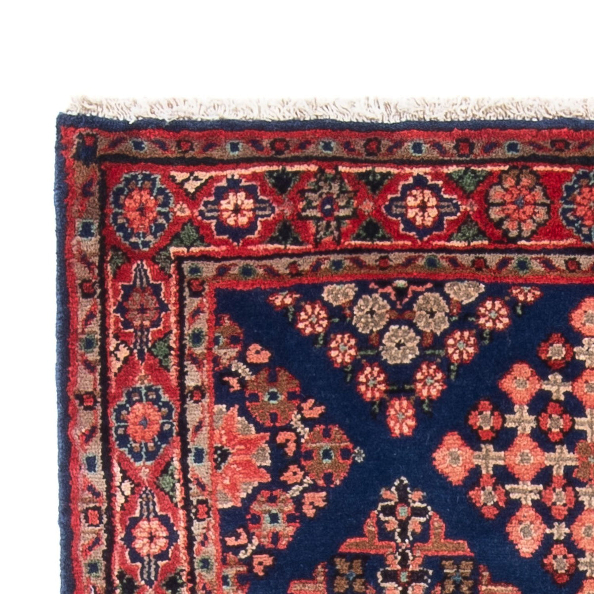 Tapis de couloir Tapis persan - Nomadic - 204 x 96 cm - bleu foncé