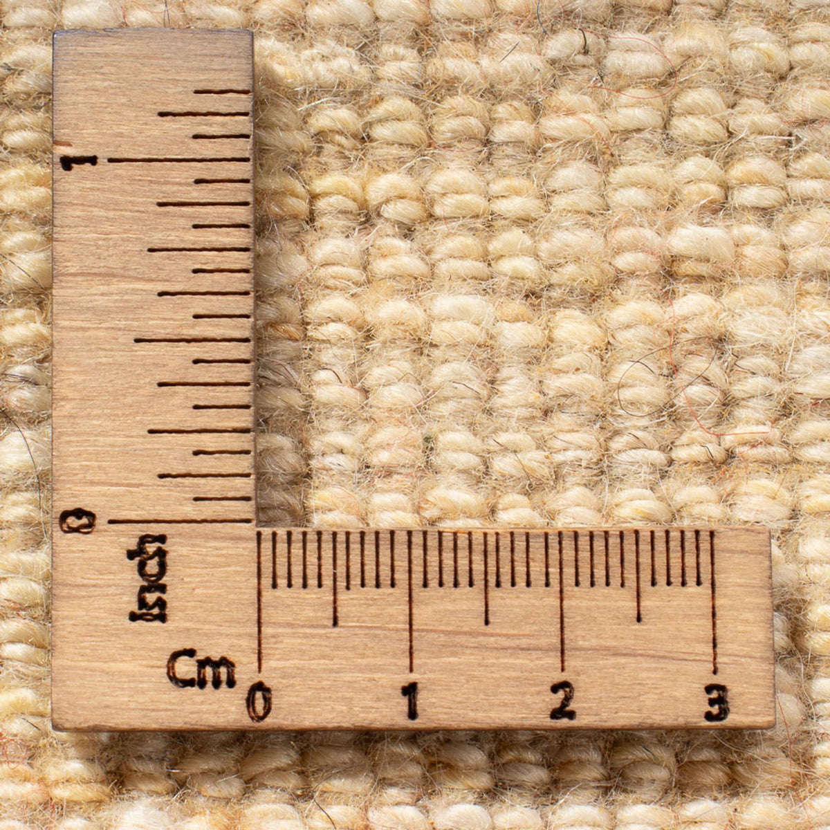 Tapis Gabbeh - Persan - 146 x 73 cm - blanc naturel