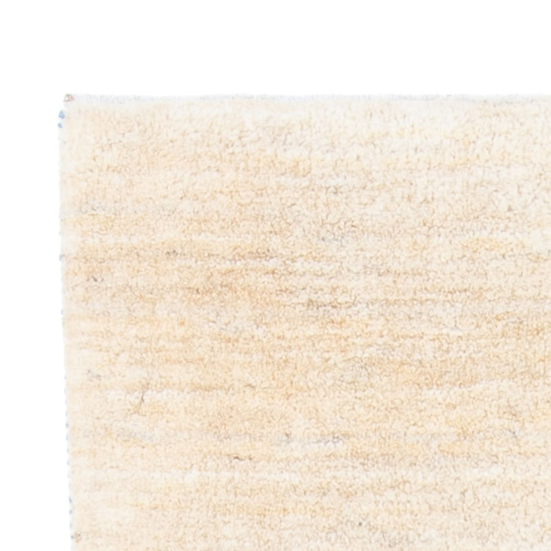 Tapis de couloir Tapis Gabbeh - Persan - 245 x 79 cm - blanc naturel