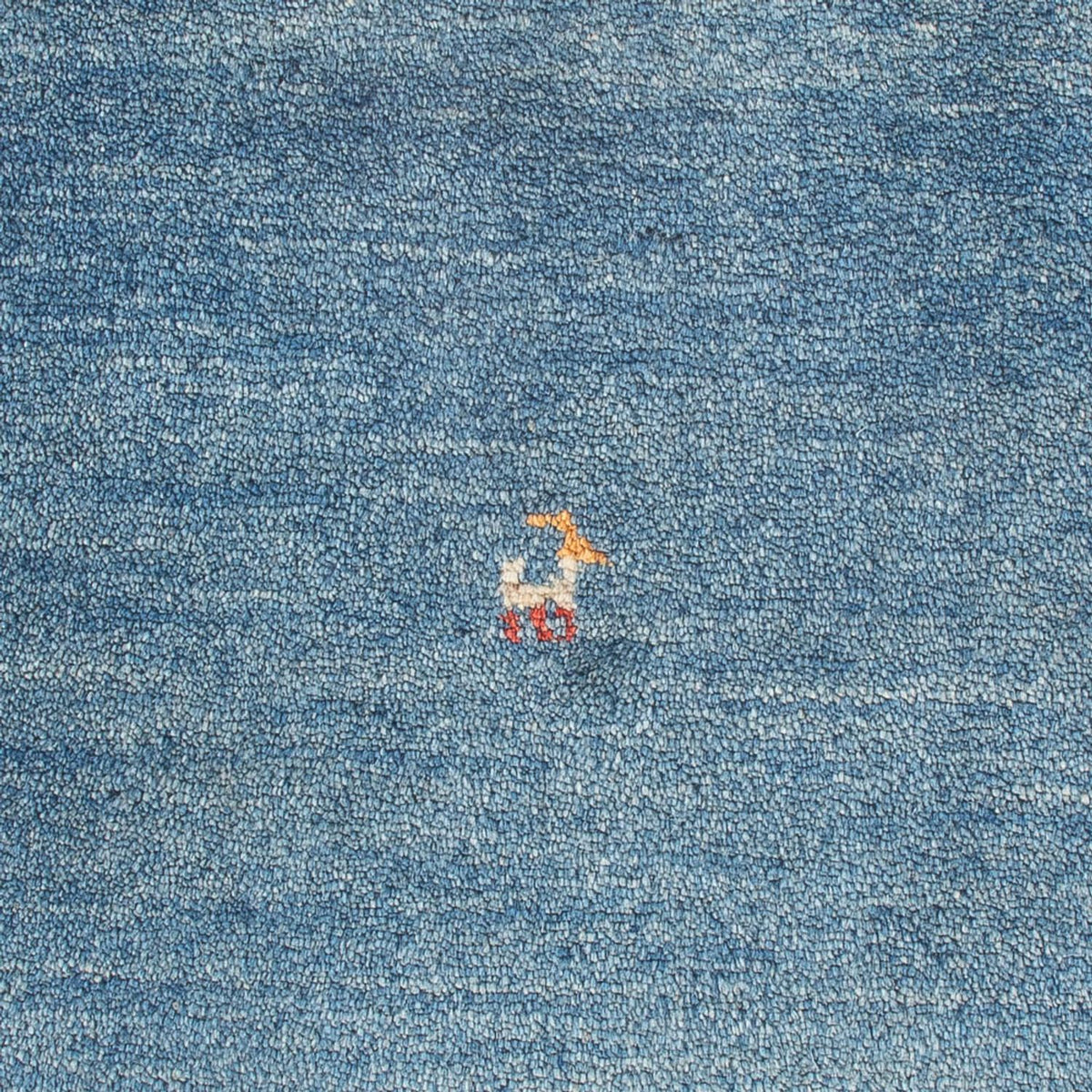 Tapis Gabbeh - Persan - 84 x 60 cm - bleu de mer
