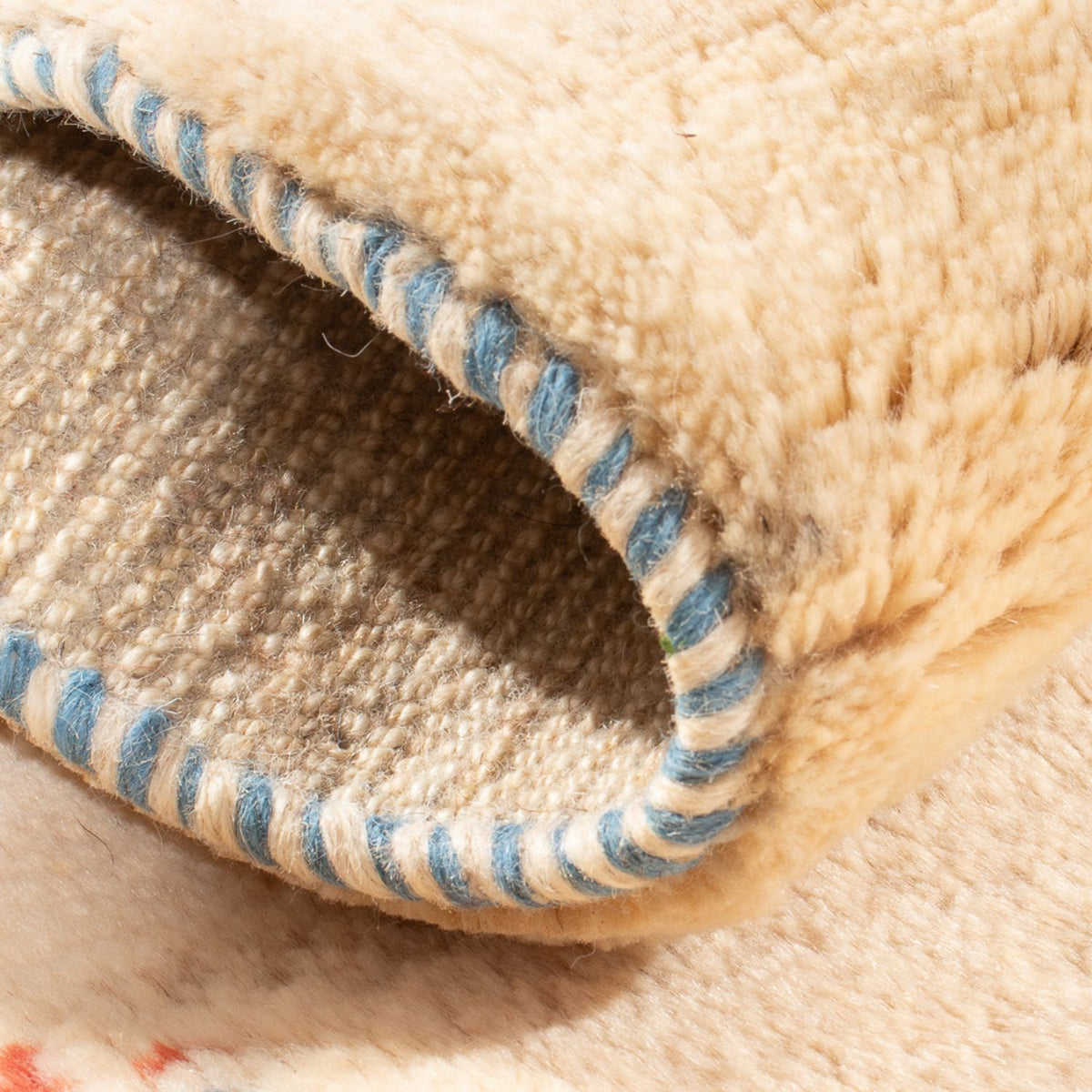 Tapis Gabbeh - Persan - 88 x 60 cm - beige