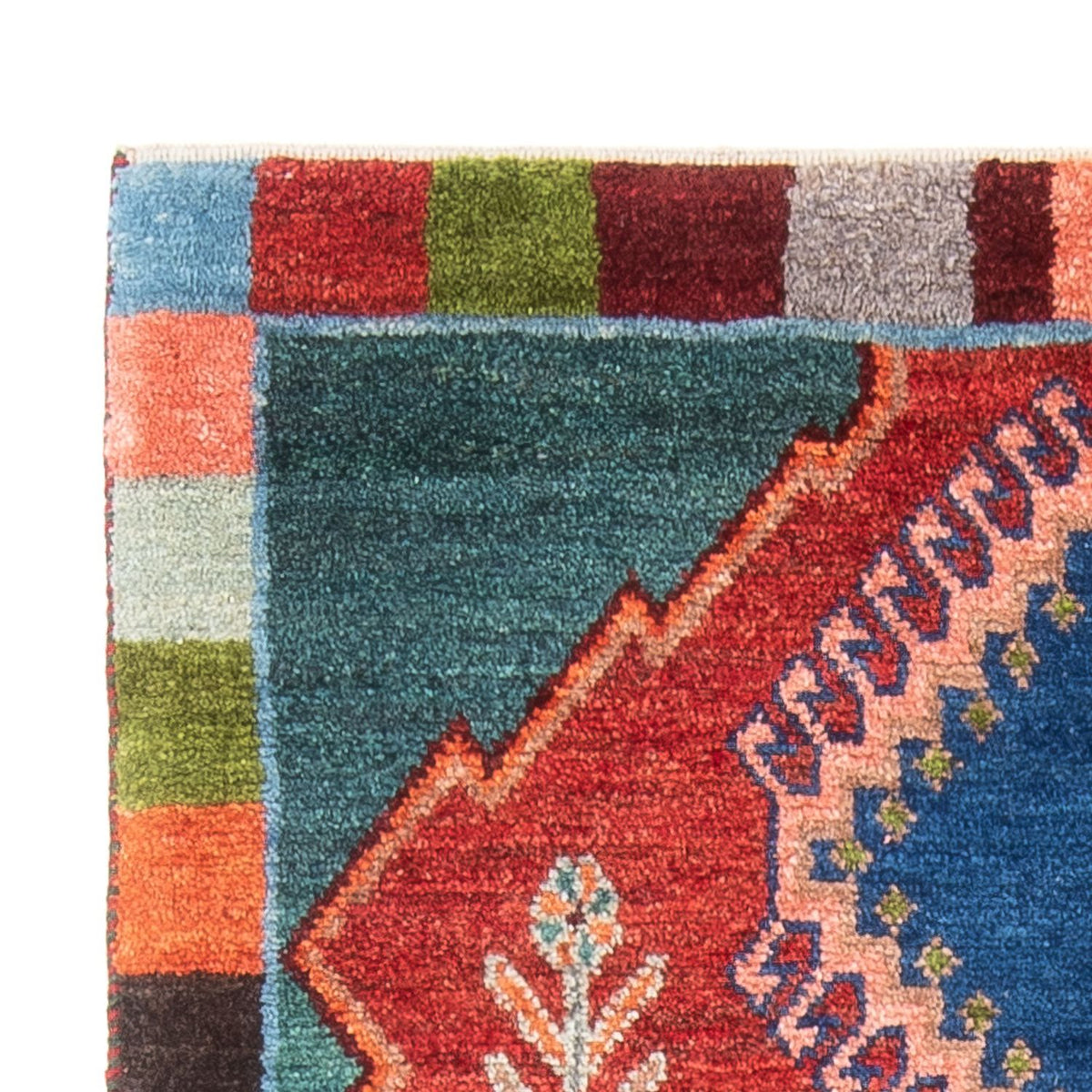 Tapis Gabbeh - Persan - 149 x 94 cm - rouge