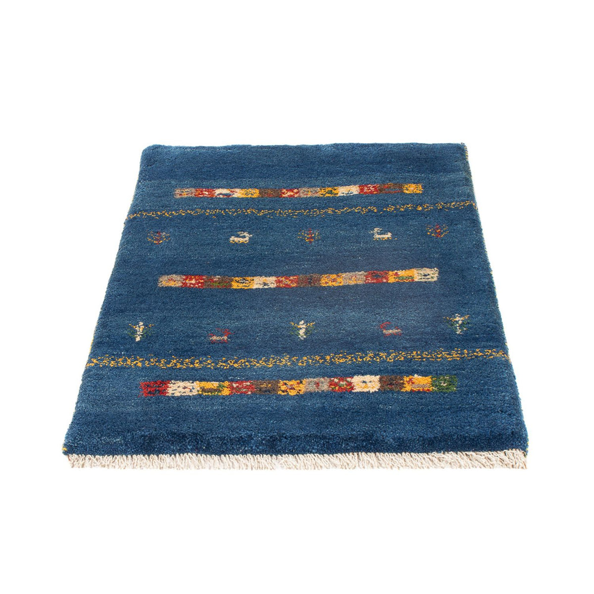 Tapis Gabbeh - Persan - 87 x 63 cm - multicolore