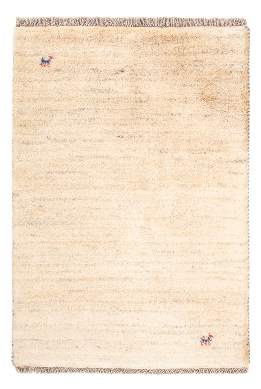 Tapis Gabbeh - Persan - 86 x 60 cm - beige clair