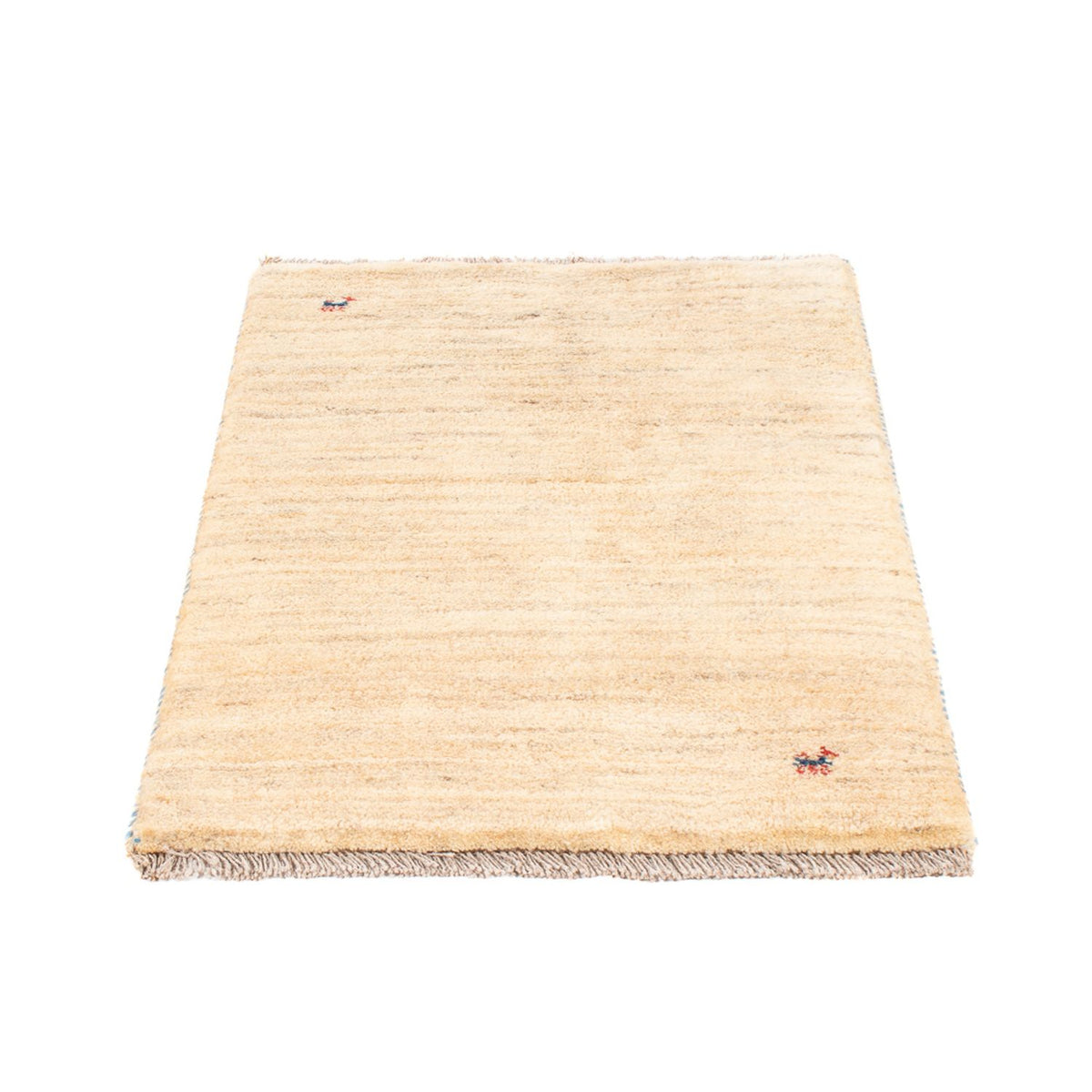 Tapis Gabbeh - Persan - 86 x 60 cm - beige clair