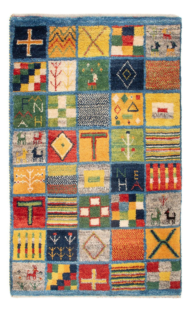 Tapis Gabbeh - Persan - 98 x 61 cm - multicolore