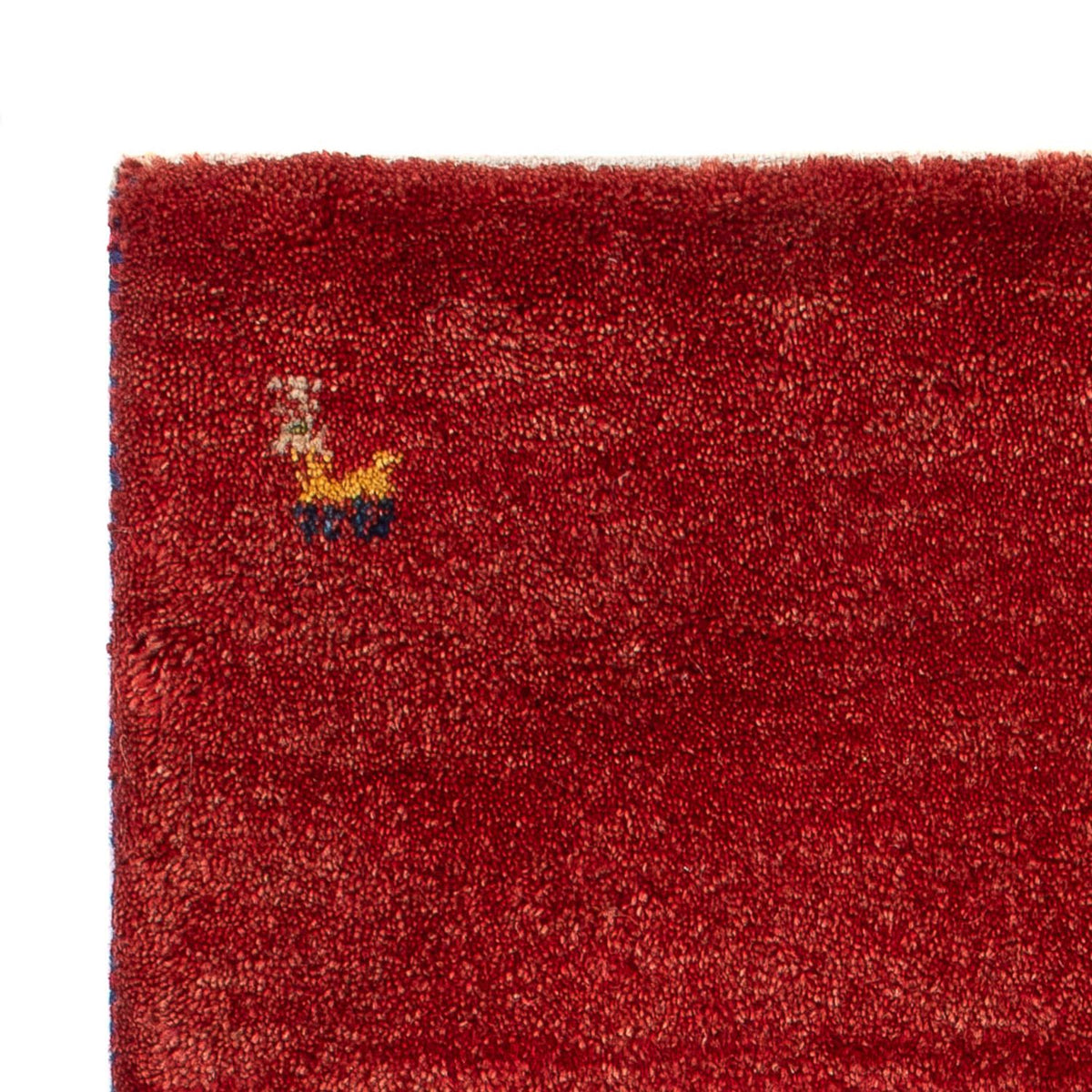 Tapis Gabbeh - Persan - 90 x 62 cm - rouge