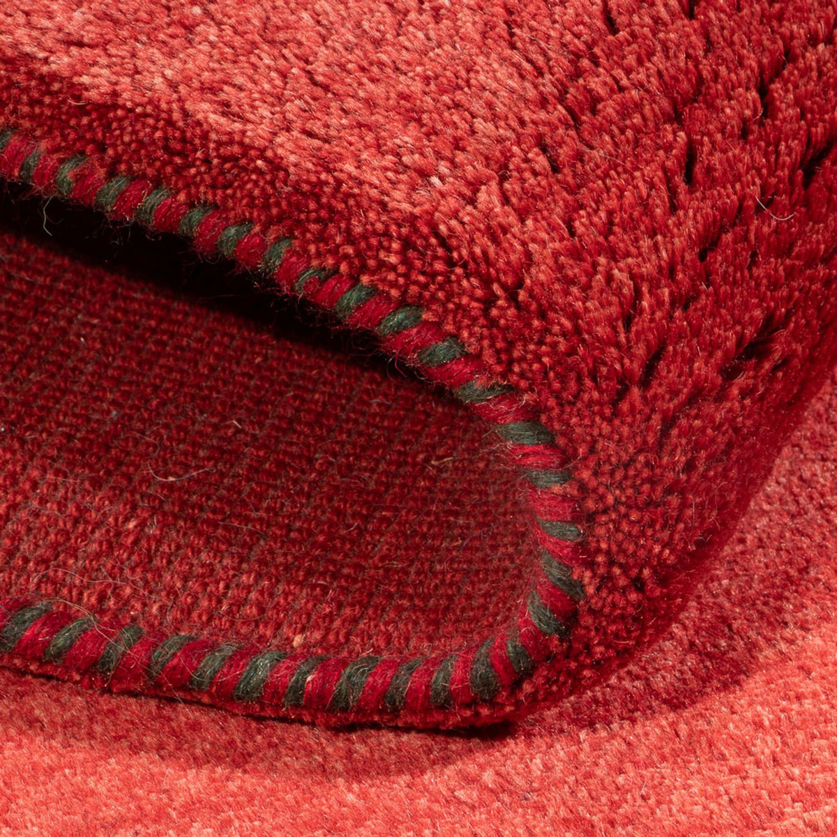 Tapis Gabbeh - Persan - 190 x 126 cm - rouge