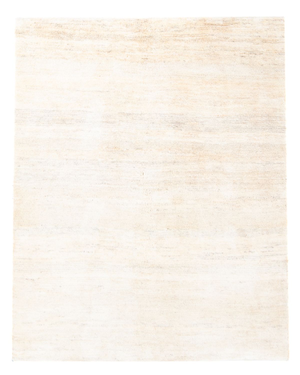 Tapis Gabbeh - Persan - 196 x 156 cm - blanc naturel