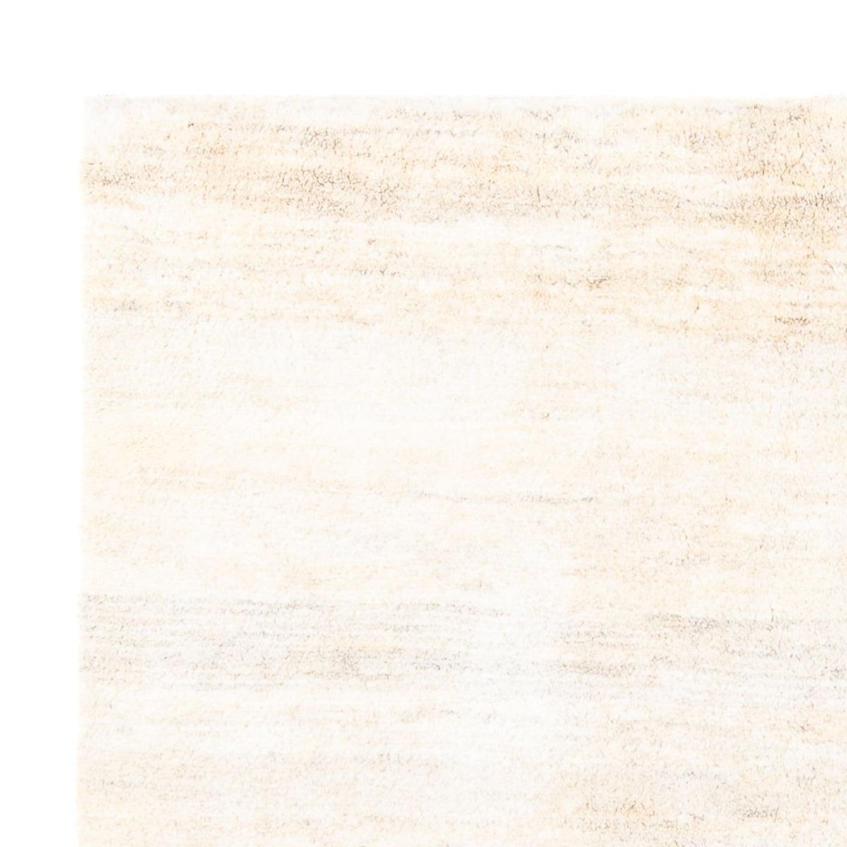 Tapis Gabbeh - Persan - 196 x 156 cm - blanc naturel