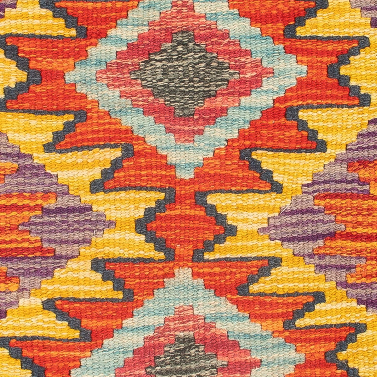 Tapis Kelim - Splash - 60 x 40 cm - multicolore