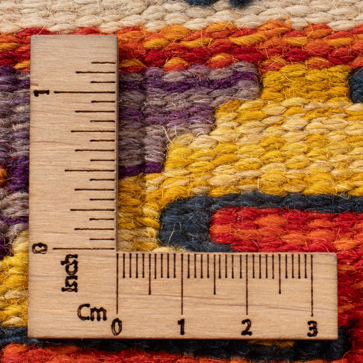 Tapis Kelim - Splash - 60 x 40 cm - multicolore