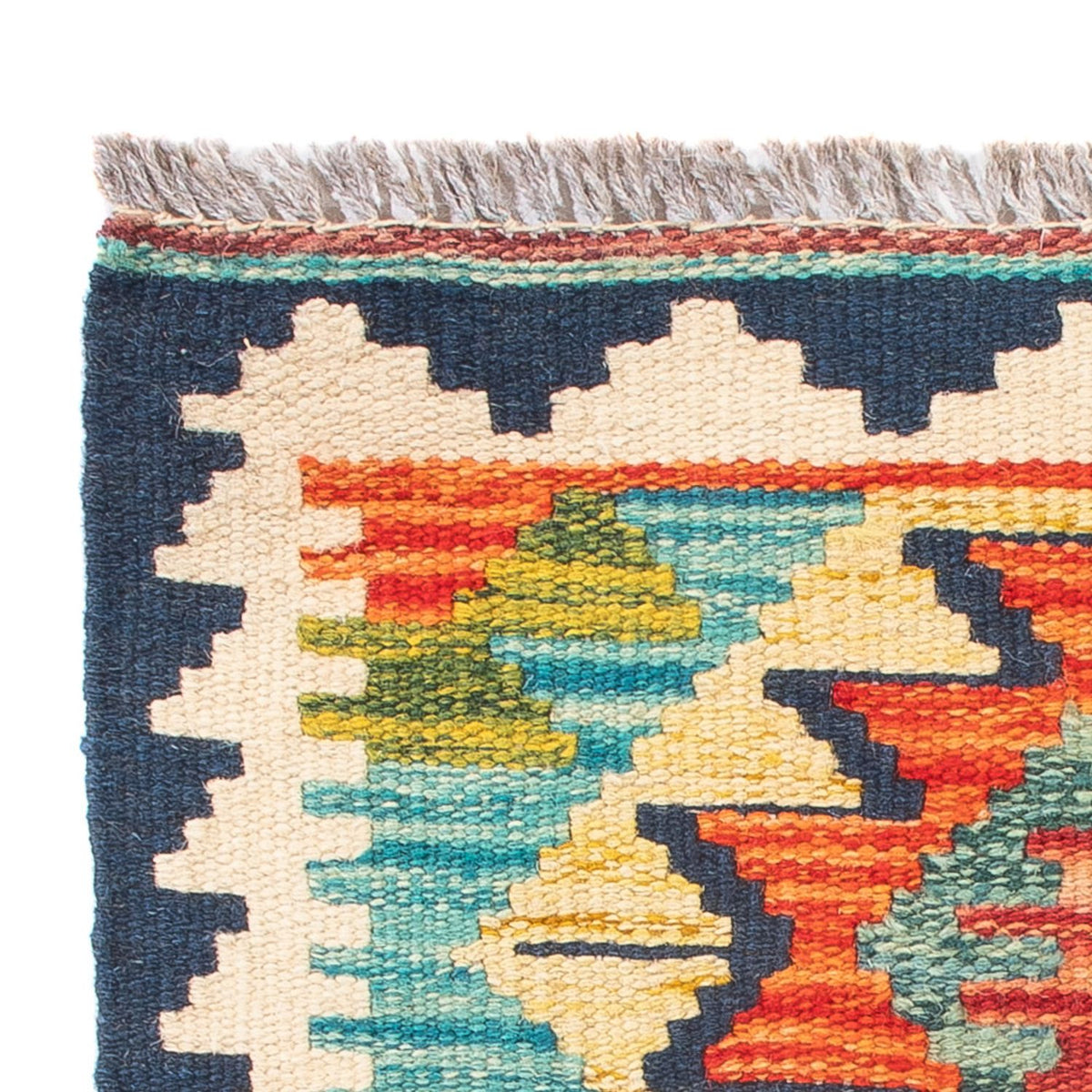 Tapis Kelim - Splash - 60 x 40 cm - multicolore