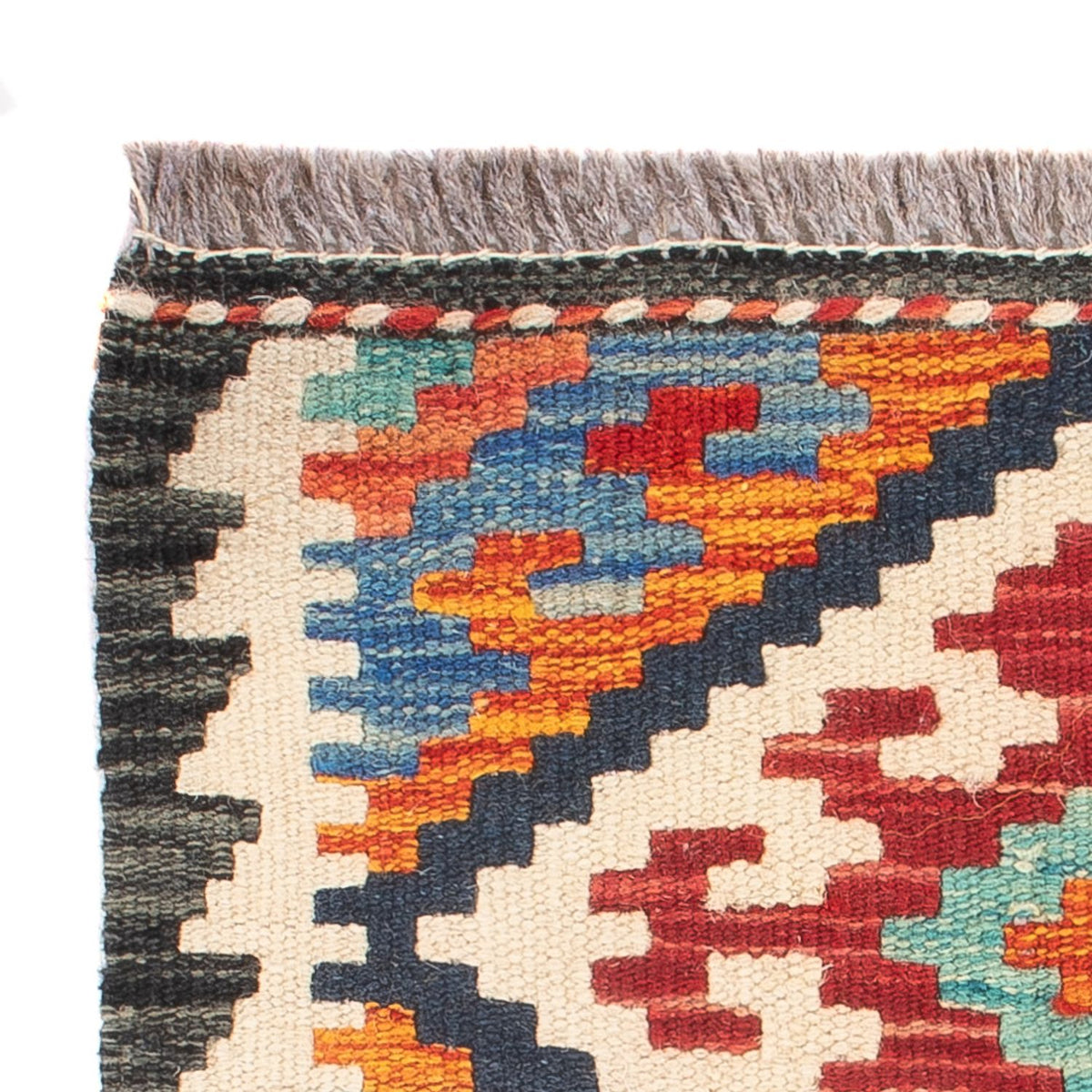 Tapis Kelim - Splash - 60 x 40 cm - multicolore