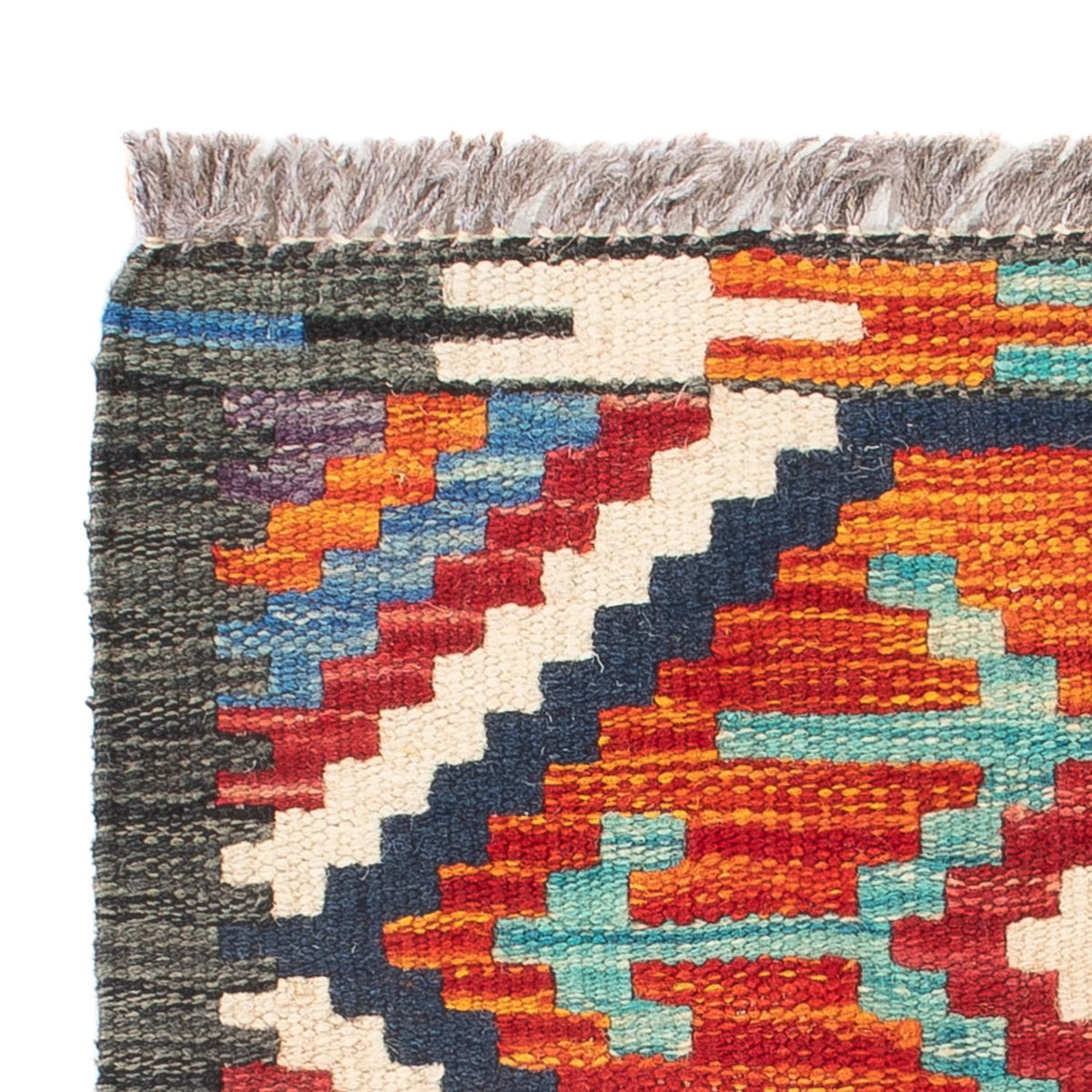 Tapis Kelim - Splash - 60 x 40 cm - multicolore