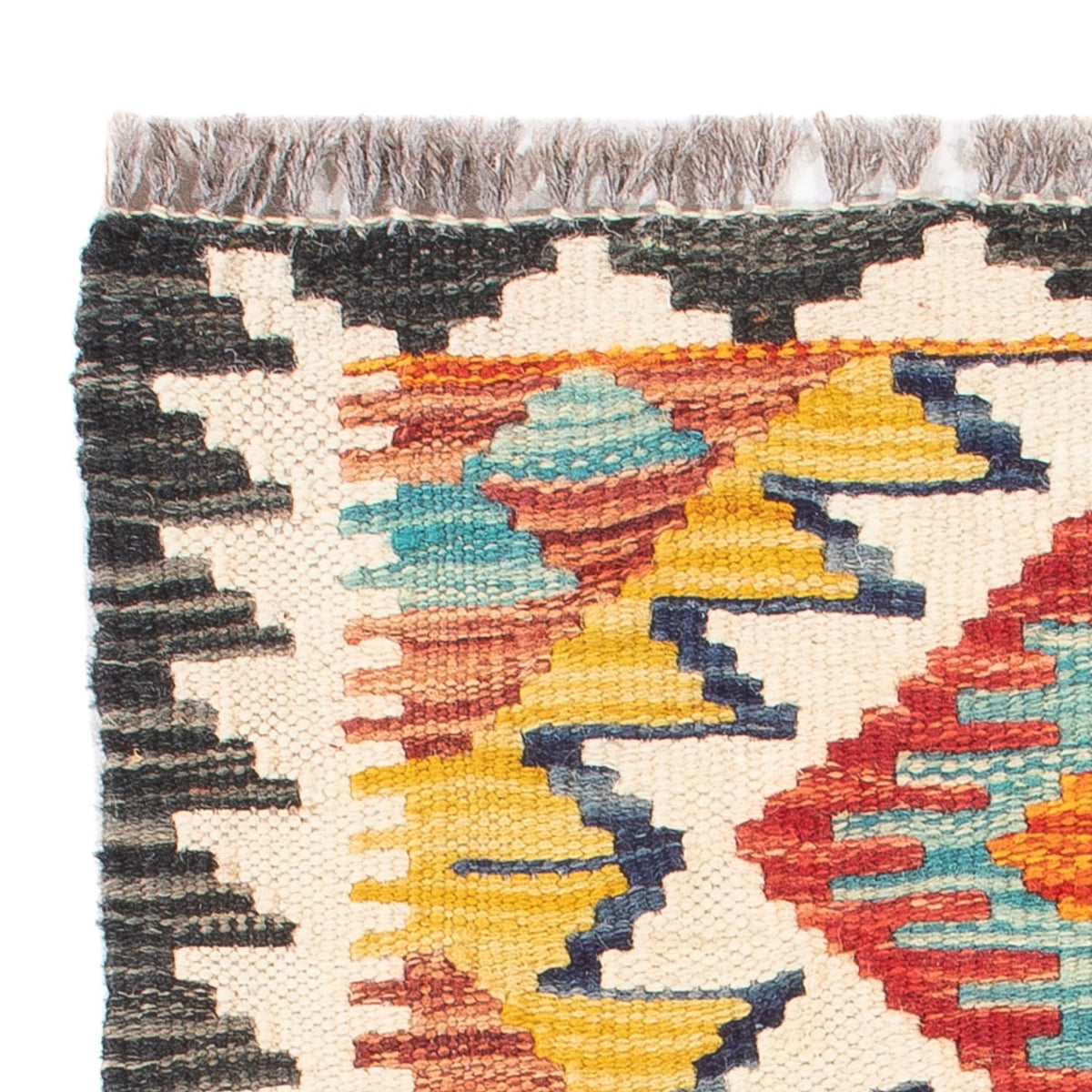 Tapis Kelim - Splash - 60 x 40 cm - multicolore