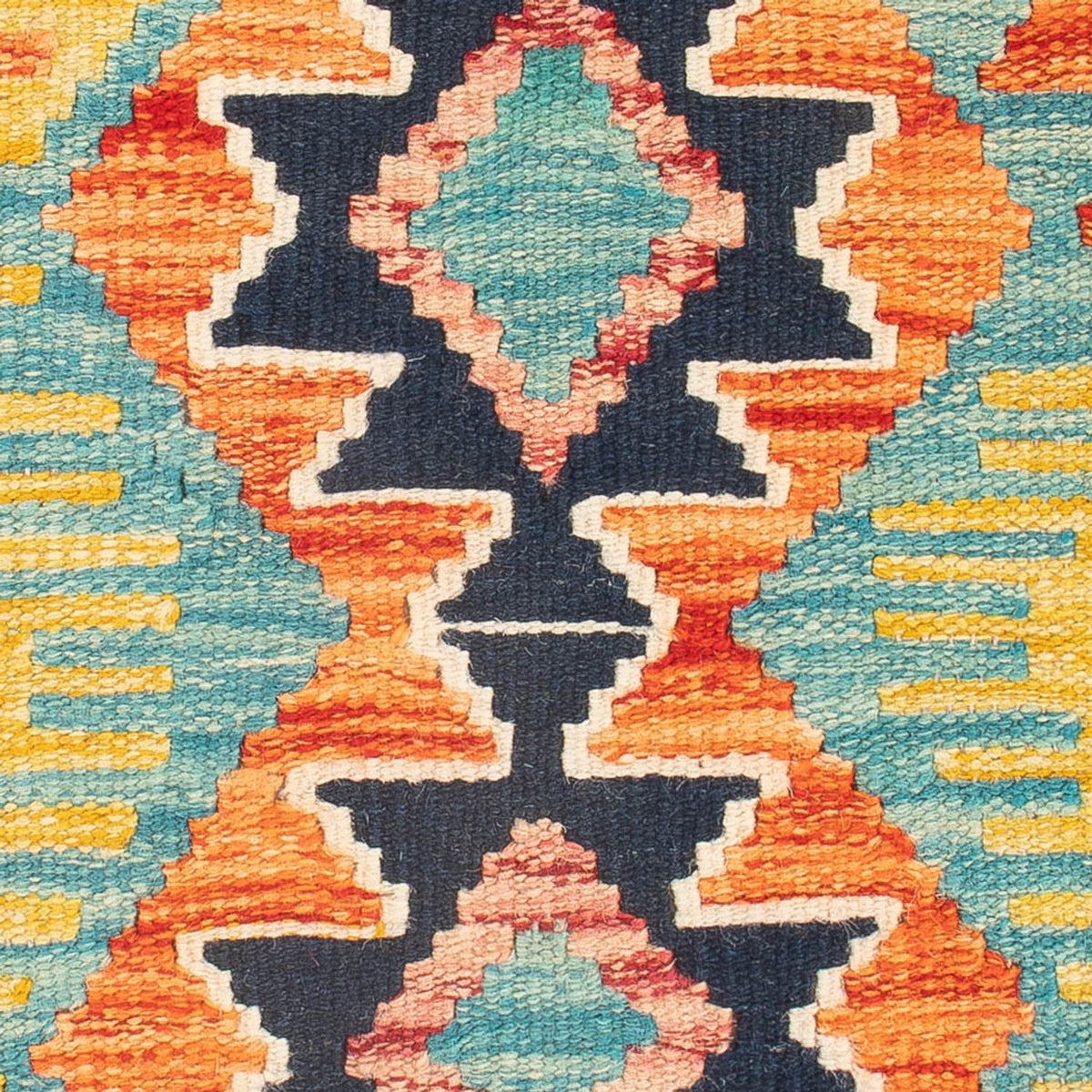 Tapis Kelim - Splash - 60 x 40 cm - multicolore