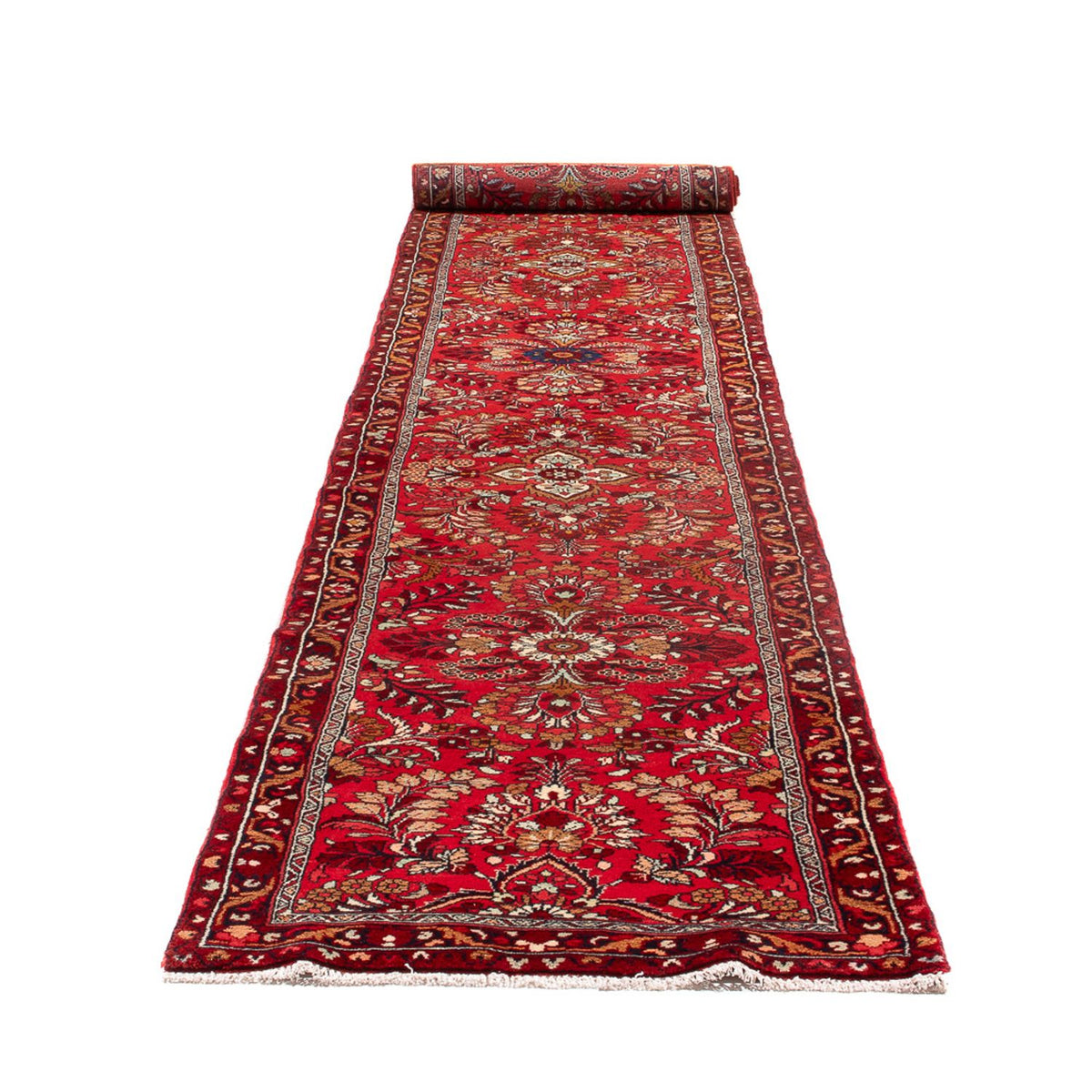 Tapis de couloir Tapis persan - Classique - 454 x 80 cm - rouge