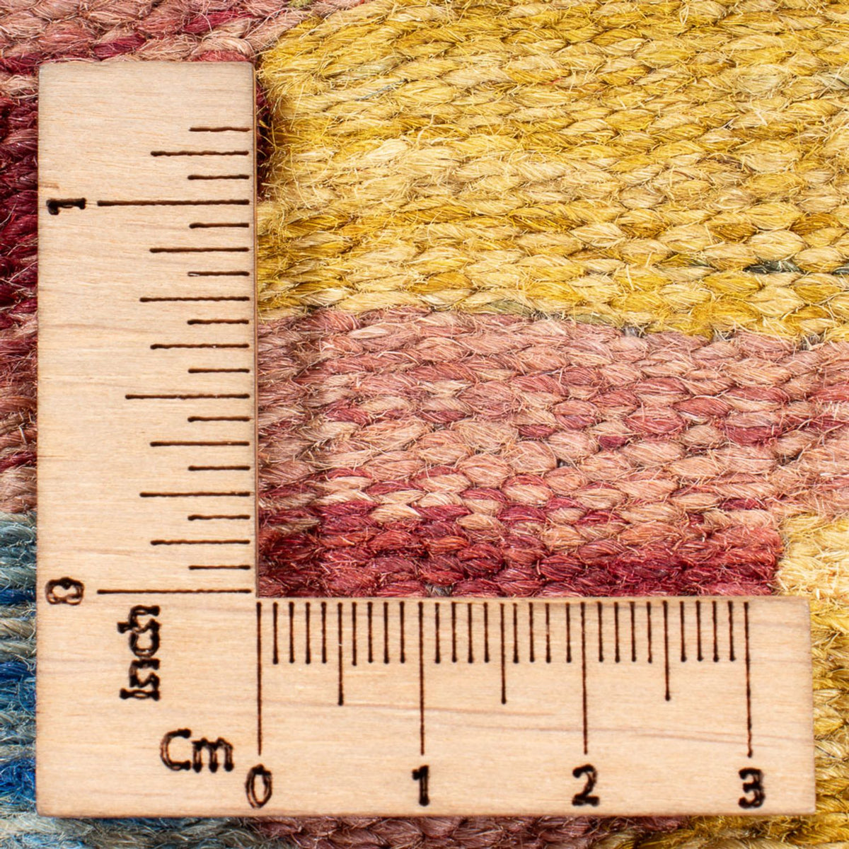 Tapis de couloir Tapis Kelim - Splash - 299 x 86 cm - multicolore