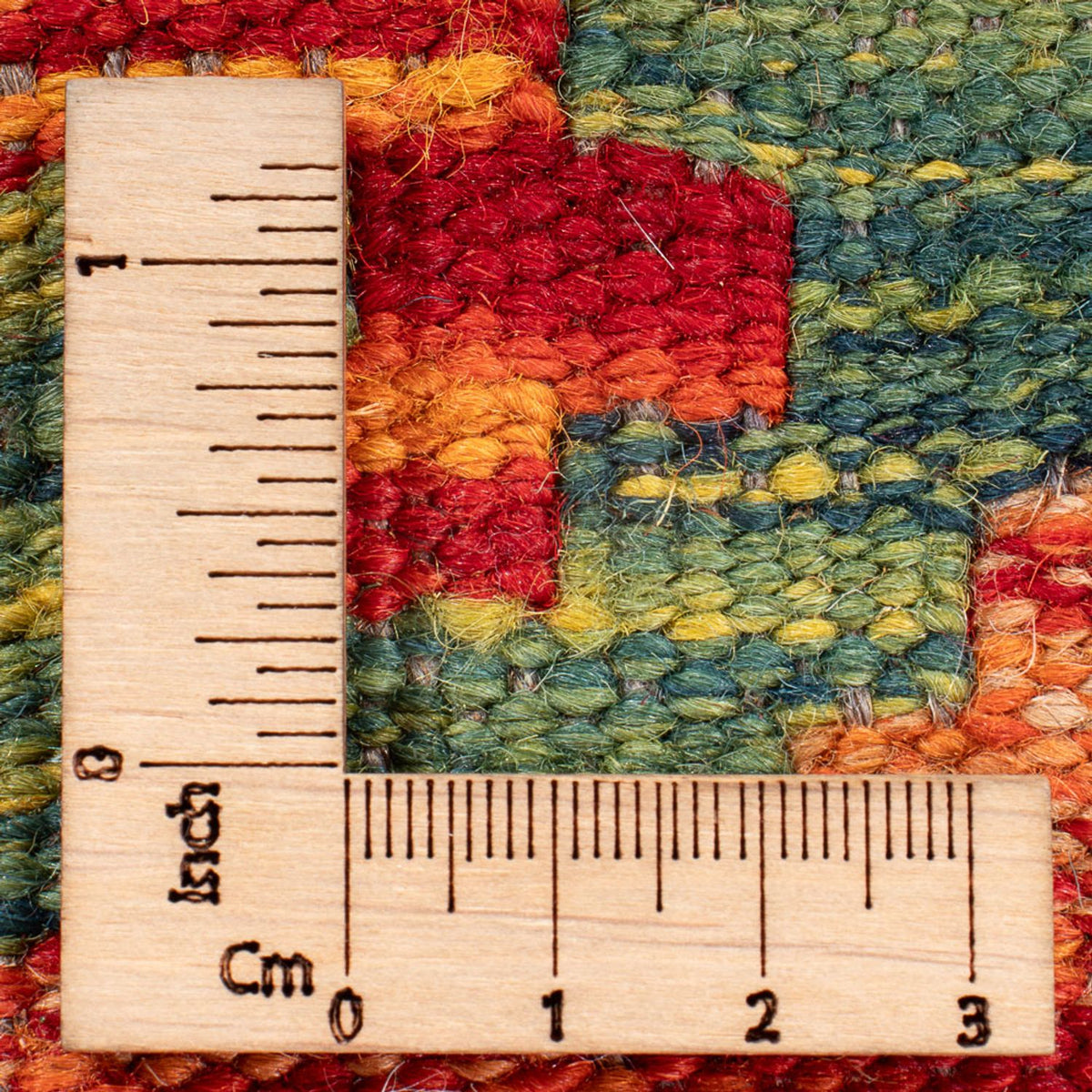 Tapis de couloir Tapis Kelim - Splash - 255 x 74 cm - multicolore