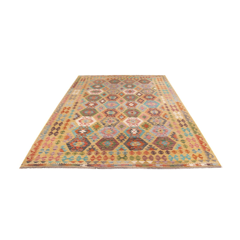 Tapis Kelim - Splash - 306 x 208 cm - multicolore