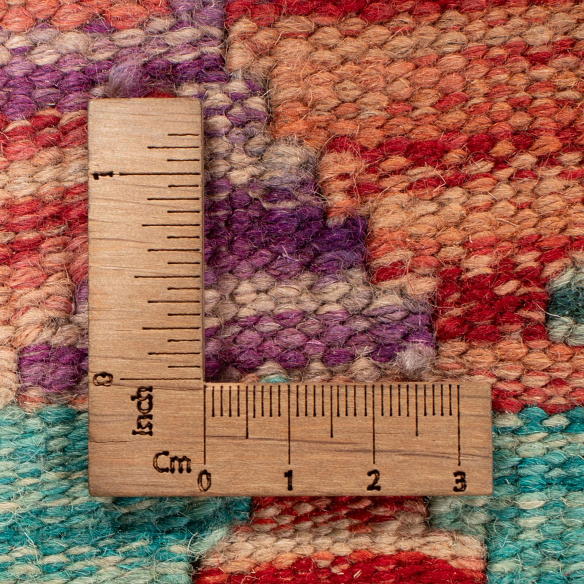 Tapis Kelim - Splash - 285 x 206 cm - multicolore