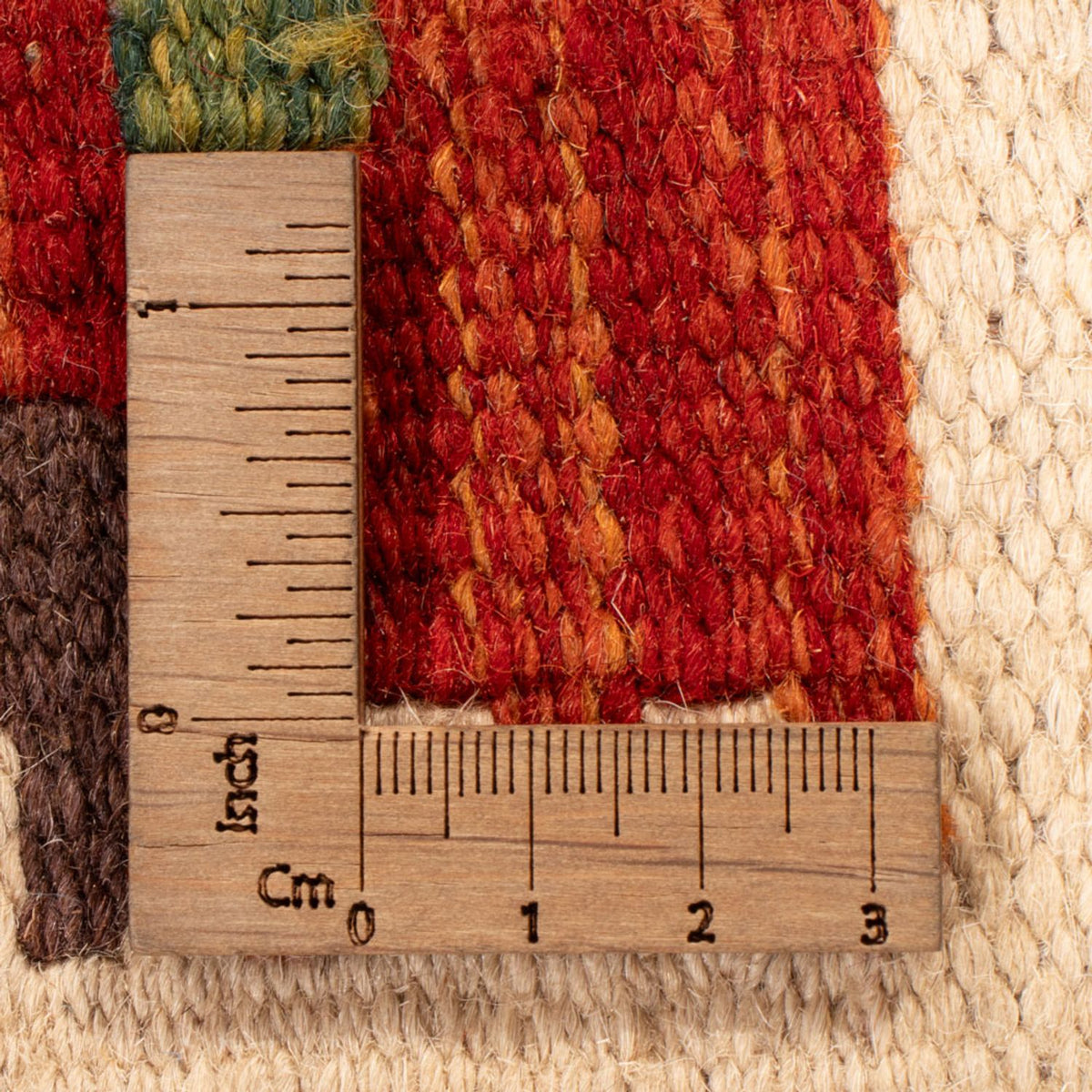 Tapis de couloir Tapis Kelim - Splash - 199 x 101 cm - multicolore