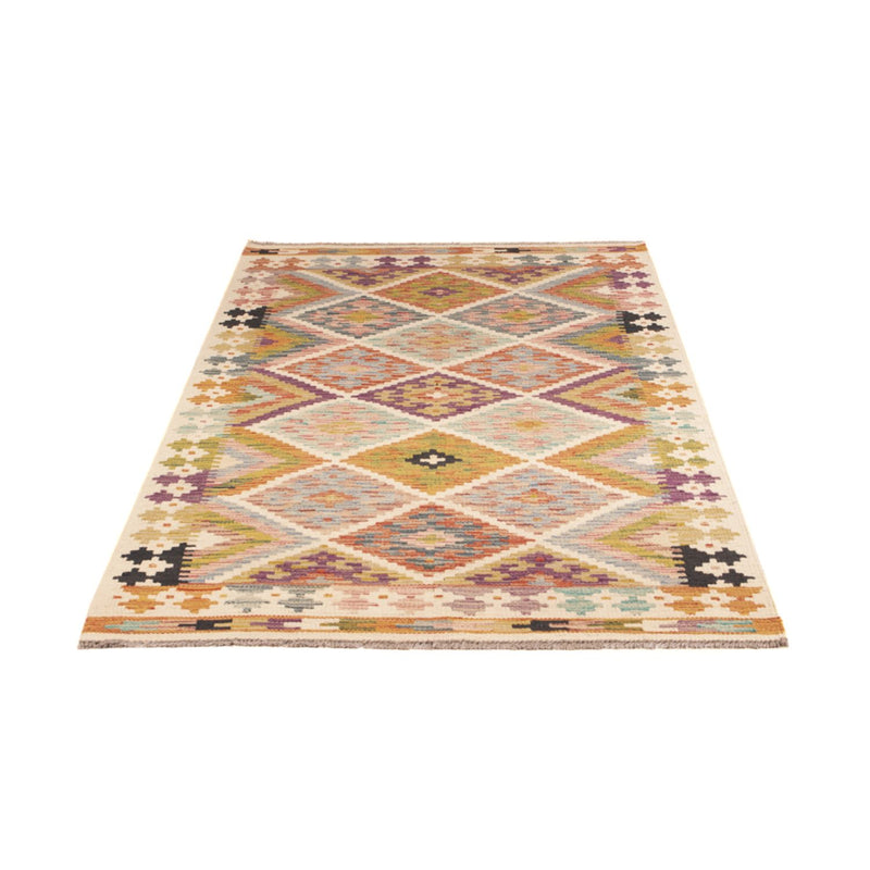 Tapis de couloir Tapis Kelim - Splash - 195 x 95 cm - multicolore