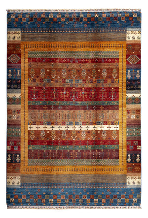 Tapis Gabbeh - Loribaft Persan - 250 x 173 cm - multicolore