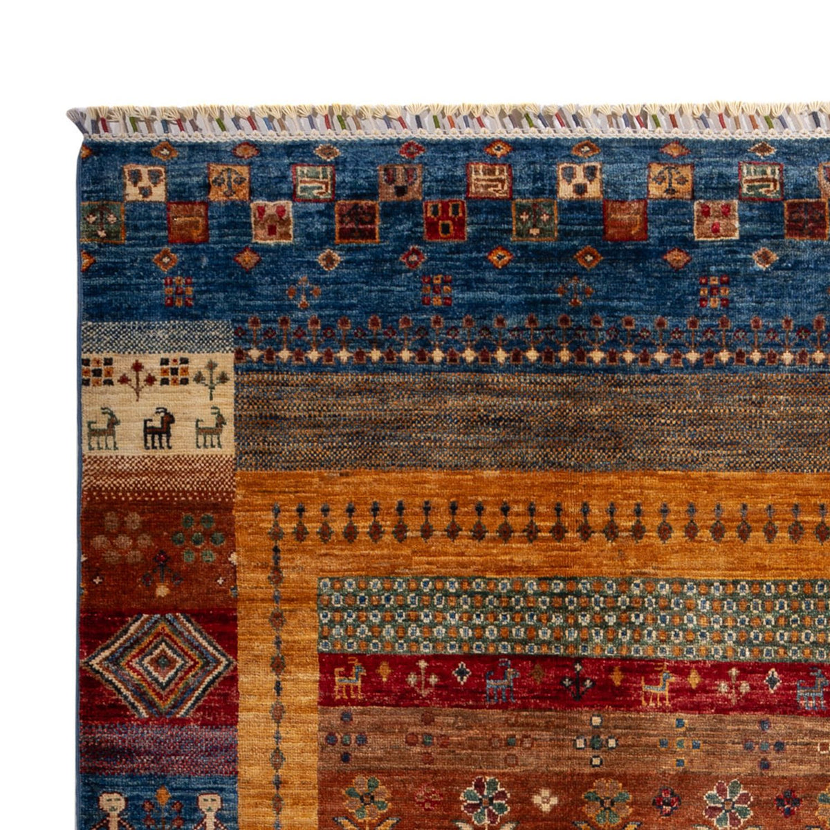 Tapis Gabbeh - Loribaft Persan - 250 x 173 cm - multicolore