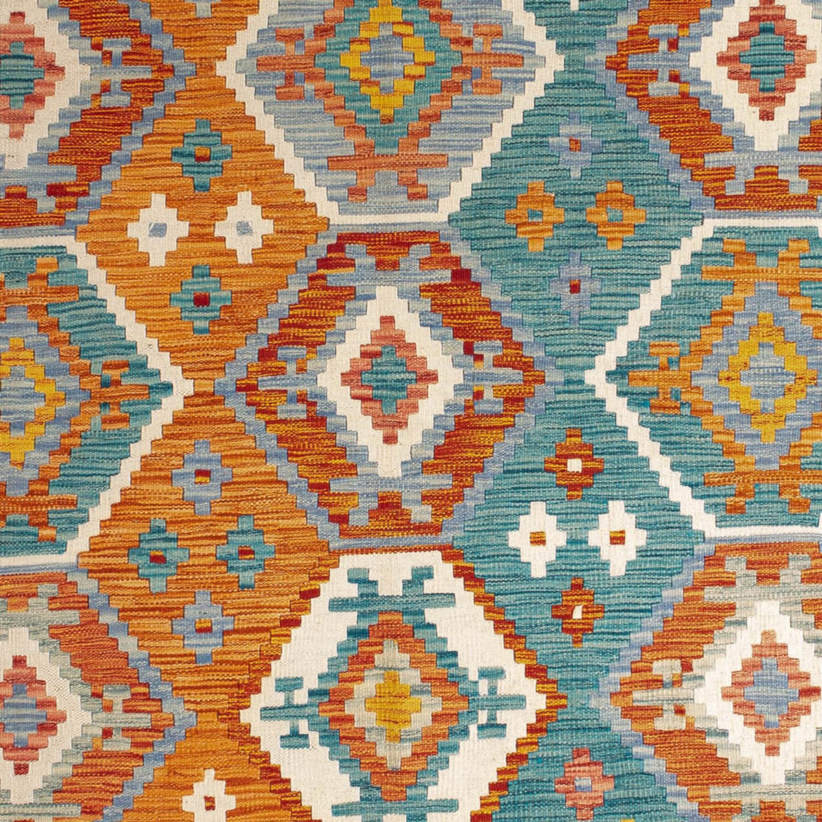 Tapis Kelim - Splash - 248 x 178 cm - multicolore