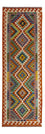 Tapis de couloir Tapis Kelim - Splash - 233 x 87 cm - multicolore