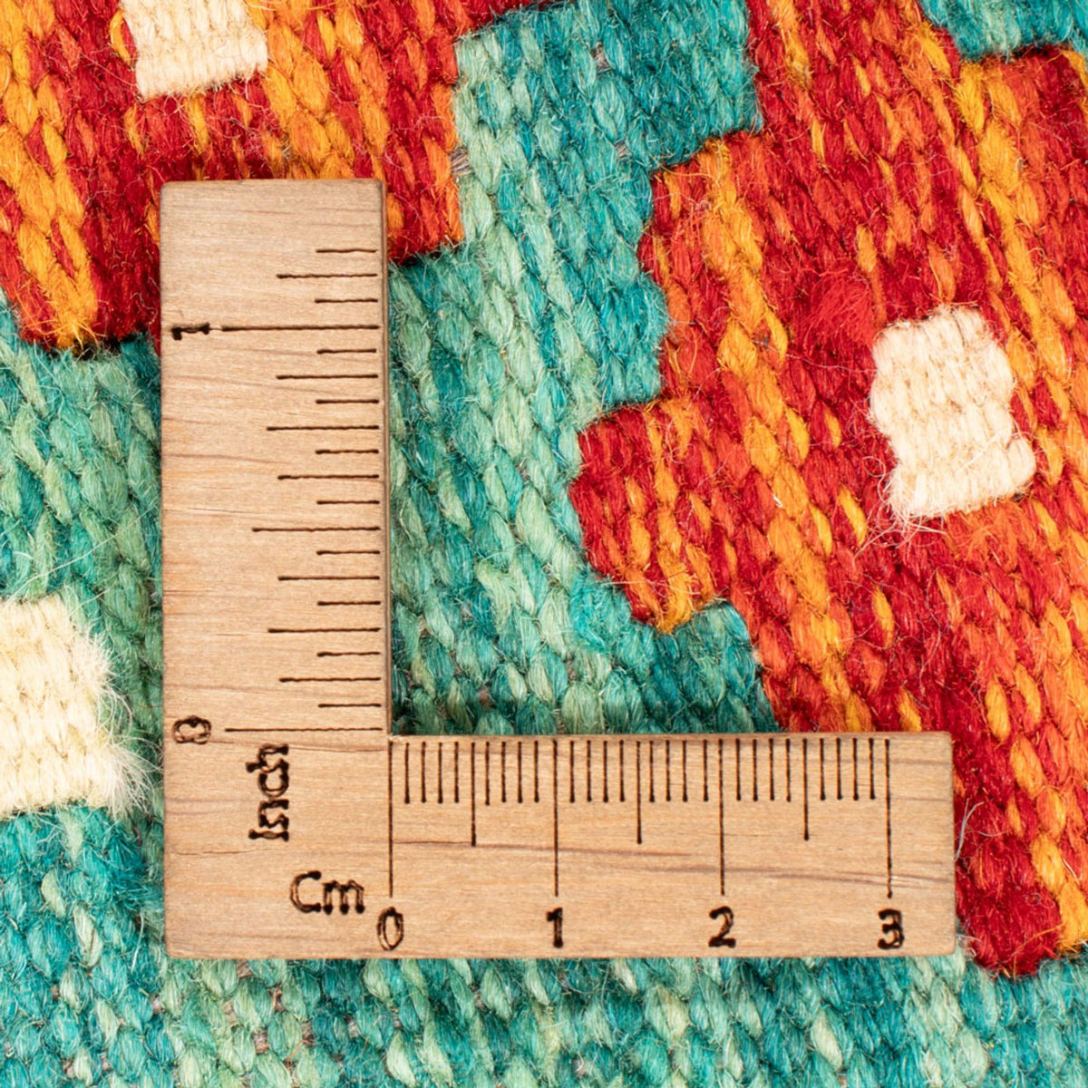 Tapis Kelim - Splash - 131 x 92 cm - multicolore