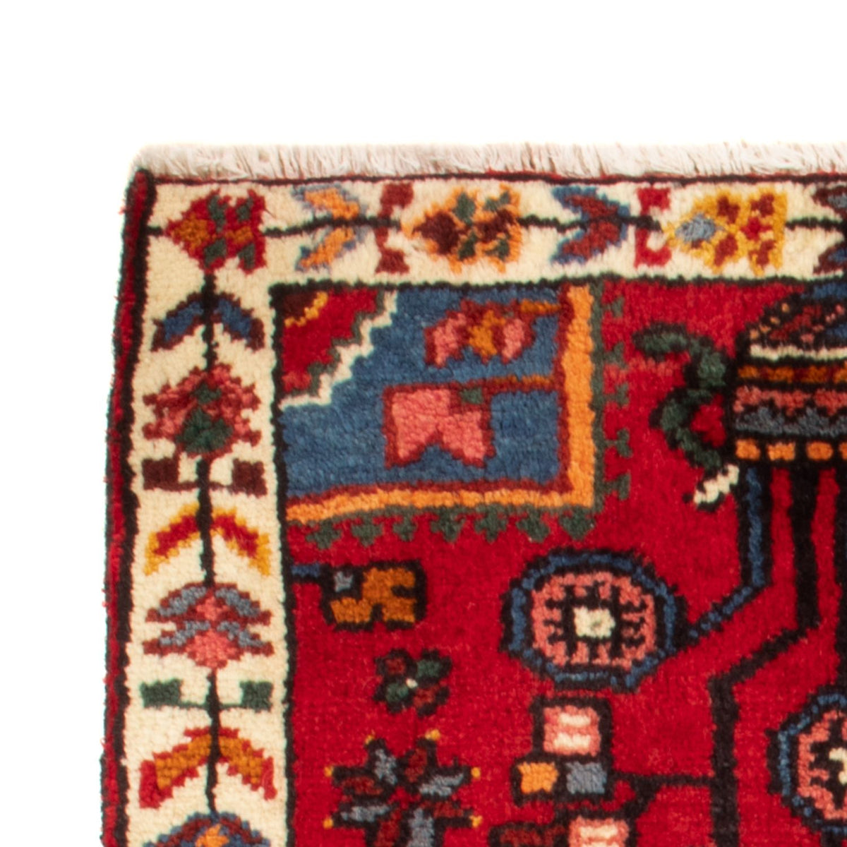 Tapis persan - Nomadic - 91 x 51 cm - rouge